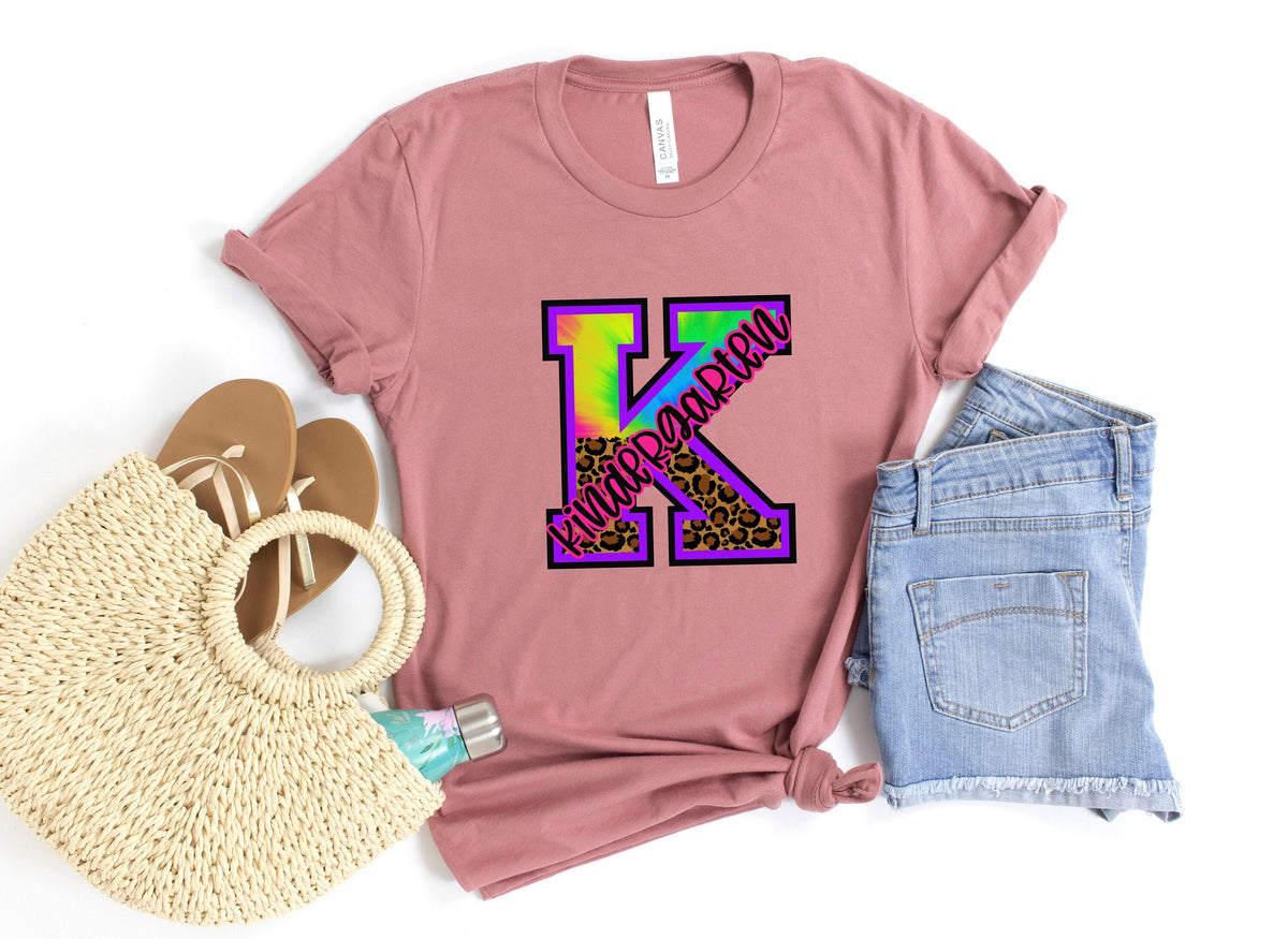 Kindergarden Life Shirts Teach Love Inspire Shirt Back To School ShirtFirst Grade Teacher ShirtsTeacher Appreciation ShirtKindergarten Graphic Tee – Feel-Good Design · Trending Graphic Apparel