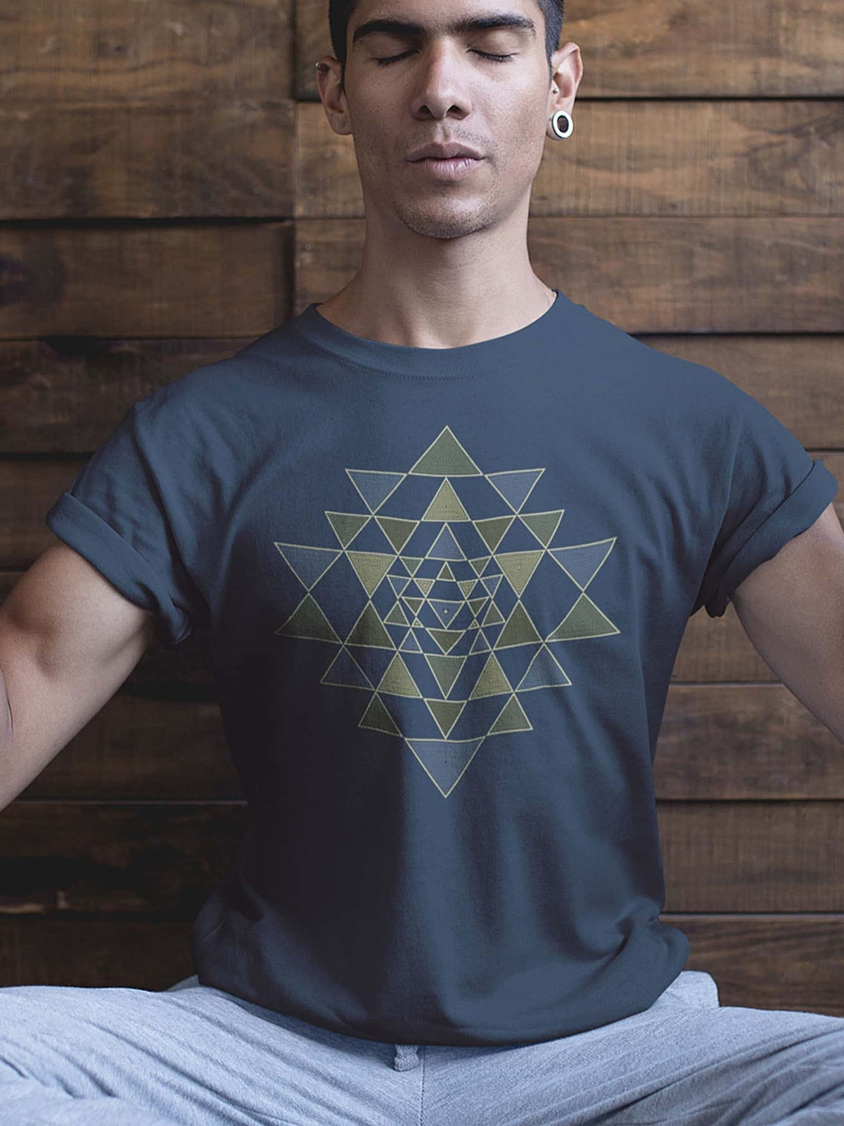 Shri Yantra Men T Shirt Made to order Choice of Colours Graphic Tee – Bold Style · Top Pick For Any Outfit