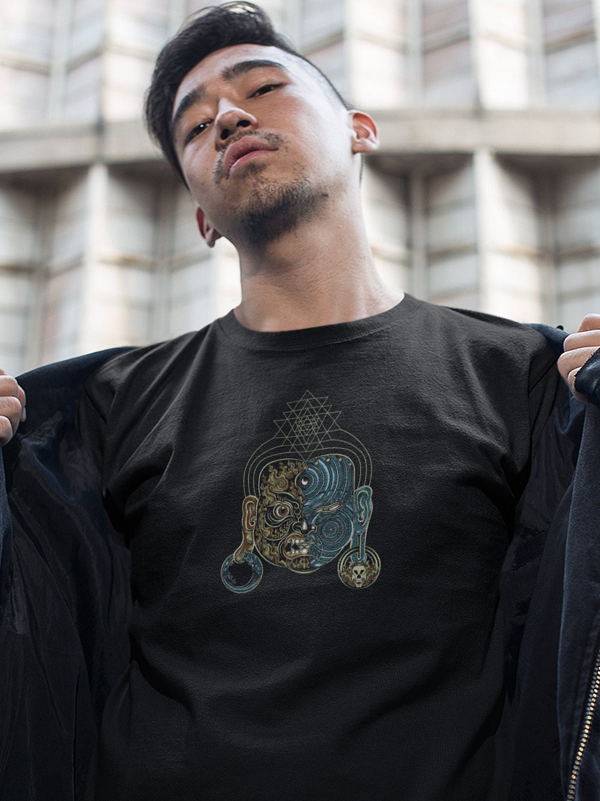 Tripura Face Made To Order Men T Shirt Black Graphic Tee – Soft Feel · Trending Graphic Apparel
