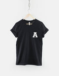 Customized Name Initial TShirt Custom Personalized Initials Varsity TShirt Graphic Tee – Everyday Comfort · Perfect For Daily Wear