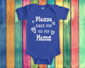 Pass Me To Mema Cute Grandma Baby Bodysuit Tshirt or Toddler Shirt Special Grandmother Gift or Pregnancy Announcement Graphic Tee – Aesthetic Look · Top Pick For Any Outfit