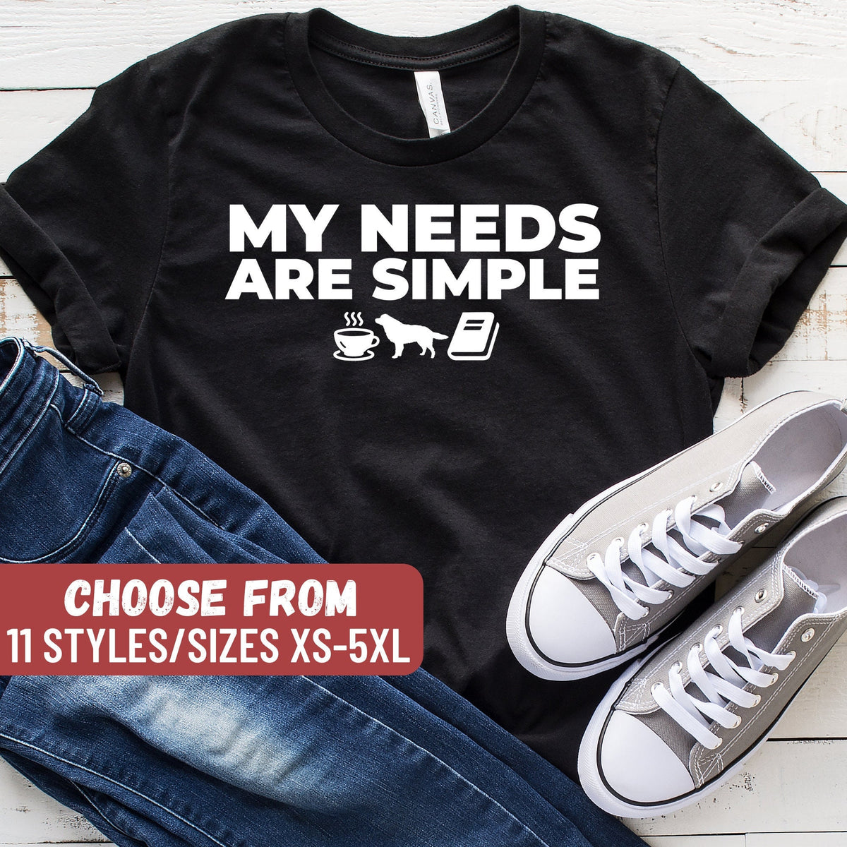 Bernese Mountain Shirt Bernese Mountain Gift Bernese Mountain Lover My Needs Are Simple Coffee Bernese Mountain Reading TShirt Graphic Tee – Cozy Vibes · Great Gift For Fans