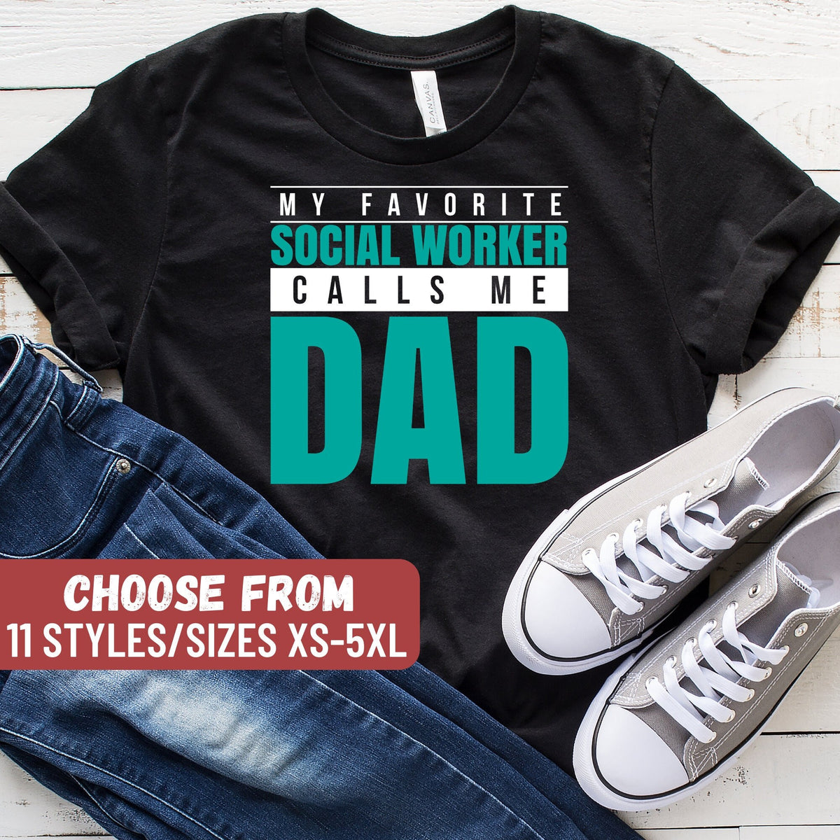 School Social Worker Shirt Gift For Social Worker Shirt Funny Social Work Gifts My Favorite Social Worker Calls Me Dad TShirt Graphic Tee – Bold Style · Top Pick For Any Outfit