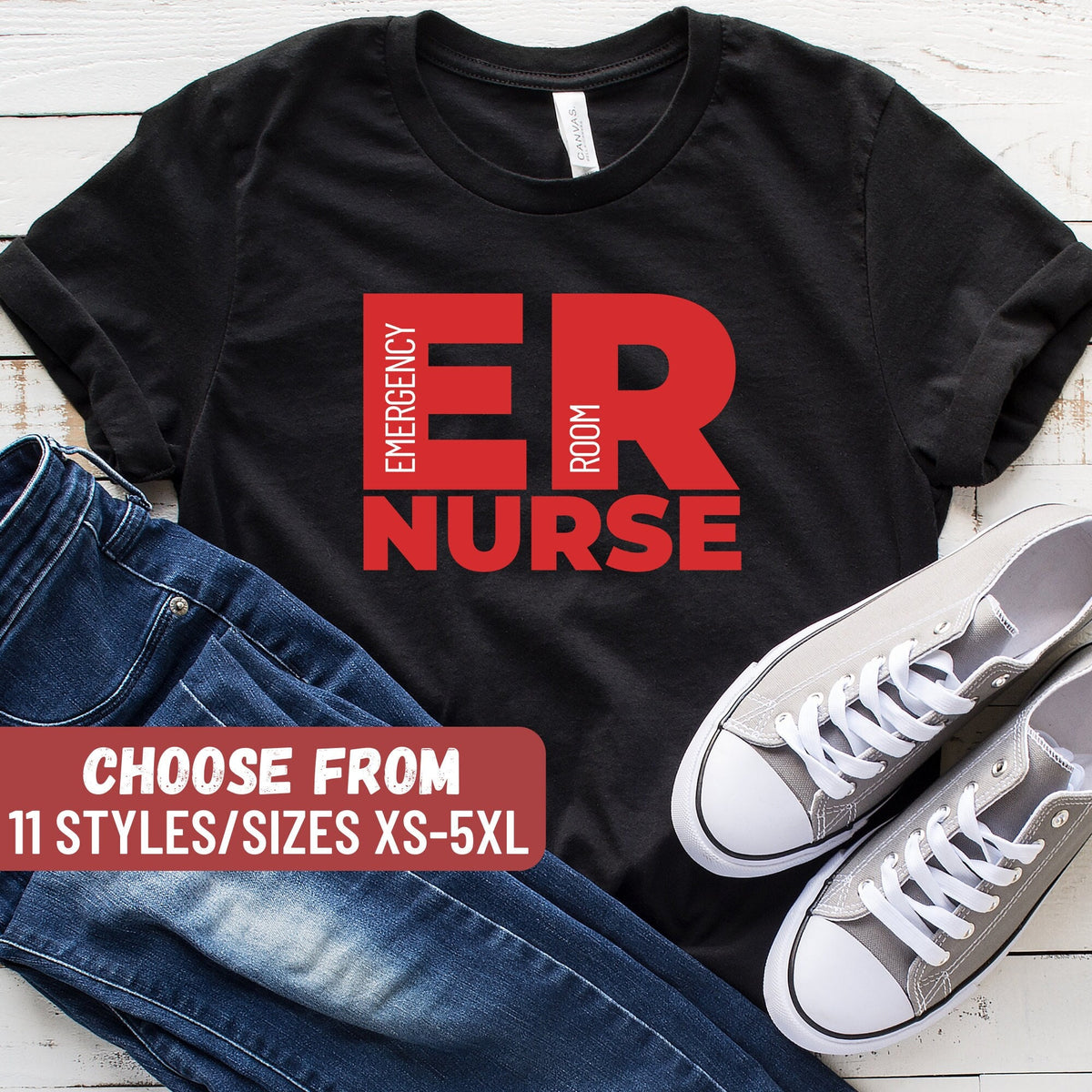 Emergency Room Nurse Shirt Emergency Room Nurse Gift ER Nurse Shirt Emergency Nurse Shirt Emergency Emergency Room ER Nurse TShirt Graphic Tee – Easygoing Wear · Great Gift For Fans