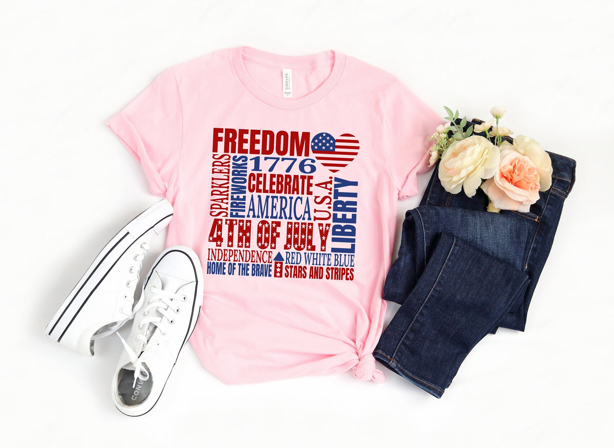 Fourth of July Subway Art ShirtFourth Of July ShirtPatriotic ShirtIndependence Day ShirtPatriotic Family TeesMemorial DayAmerican Flag Graphic Tee – Soft Feel · High-Quality Print