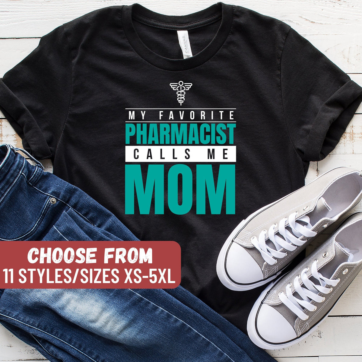 Pharmacy Shirt Pharmacist Shirt Pharmacy Student Shirt Funny Pharmacist Shirt Pharmacist My Favorite Pharmacist Calls Me Mom TShirt Graphic Tee – Soft Feel · Great Gift For Fans