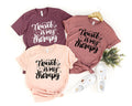 Travel is My Therapy shirt Fun Travel shirt Traveler shirt Gift For Her Funny Travel Shirt Birthday gift Vacation shirt Graphic Tee – Feel-Good Design · Must-Have Style
