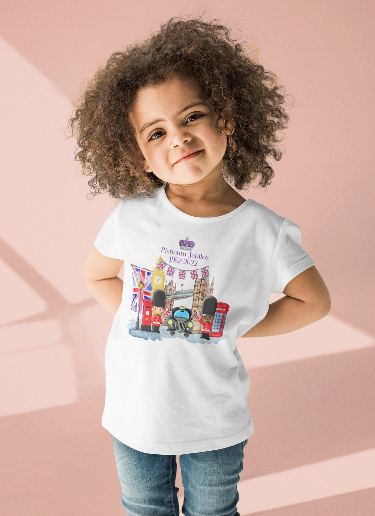 Queens Platinum Jubilee Childs Kids TShirt Union Jack Crown Royal Family Queen Elizabeth II 70 Year Reign Graphic Tee – Cozy Vibes · Great Gift For Fans
