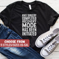 Funny Knee Surgery Gift Funny Knee Replacement Shirt Surgery Gift Knee Surgery Completed Recovery Mode Has Been Initiated TShirt Graphic Tee – Cozy Vibes · Top Pick For Any Outfit