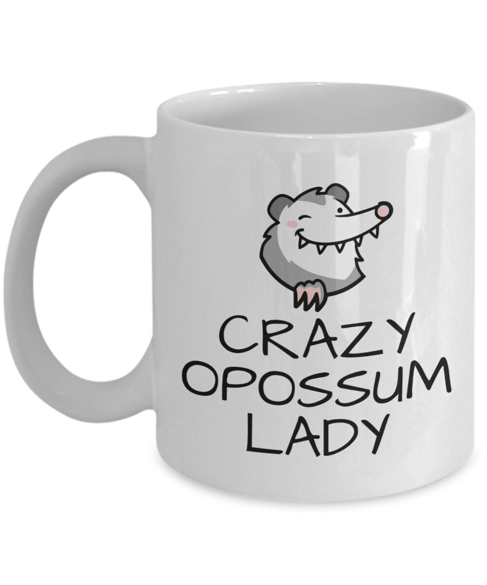 Funny Opossum Mug Opossum Gift Possum Gift Opossum Lover Gift Crazy Opossum Lady Graphic Tee – Fan Favorite · Must-Have Style