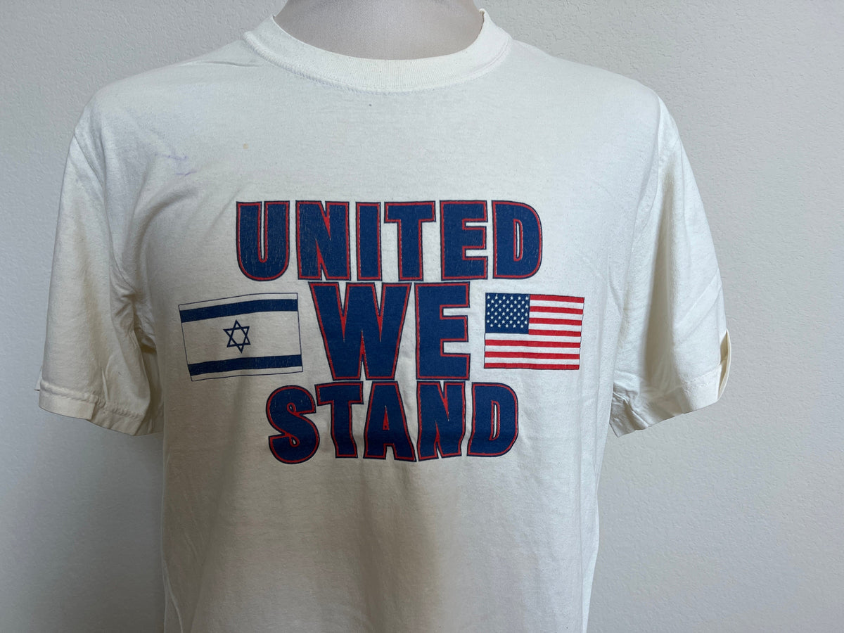 Vintage 9039s United We Stand Israel and United States T Shirt Size L Graphic Tee – Feel-Good Design · Trending Graphic Apparel