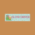 Funny Bumper Sticker Slow Driver Star Sticker for Cars Retro Inspired Bumper Sticker Cute Snail Gift New Driver Vinyl Car Sticker Graphic Tee – Warm & Stylish · Must-Have Style