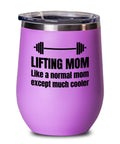 Weight Lifting Mother Gift Lifting Mom Wine Tumbler Mother39s Day or Birthday Gym Mom Fitness Mom Graphic Tee – Premium Graphic · Perfect For Daily Wear
