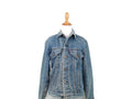 9039s Levi39s Distressed Denim Jacket Levi Strauss Red Tab Unisex Size 36 Light Wash Shredded Grunge Blue Jean Trucker Jacket RP Graphic Tee – Aesthetic Look · Must-Have Style