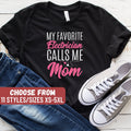 Funny Electrician Shirt Electrician Gift Shirt For Electrician Gift For Electrician My Favorite Electrician Calls Me Mom TShirt Graphic Tee – Soft Feel · Must-Have Style