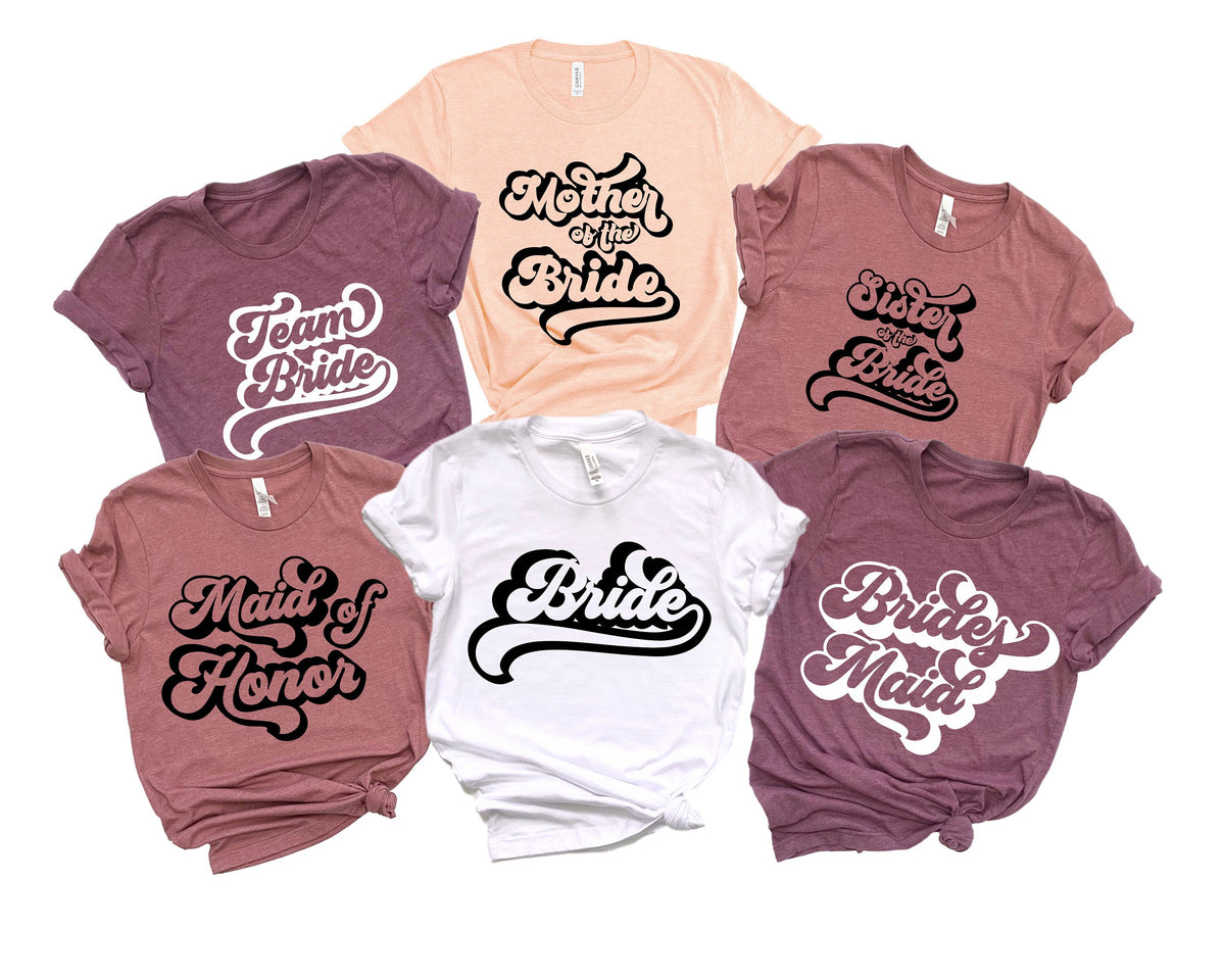 Bride Shirt Bride to Be Engagement ShirtWedding Party ShirtBridal Gift Wedding Tee Bridal Shower Gift Bride TshirtBride Squad Shirt Graphic Tee – Aesthetic Look · Great Gift For Fans