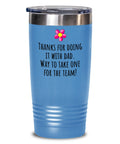Funny Mom Tumbler Mother Gift Idea Mother39s Day Mother39s Birthday Thanks For Doing It With Dad Graphic Tee – Cozy Vibes · Perfect For Daily Wear