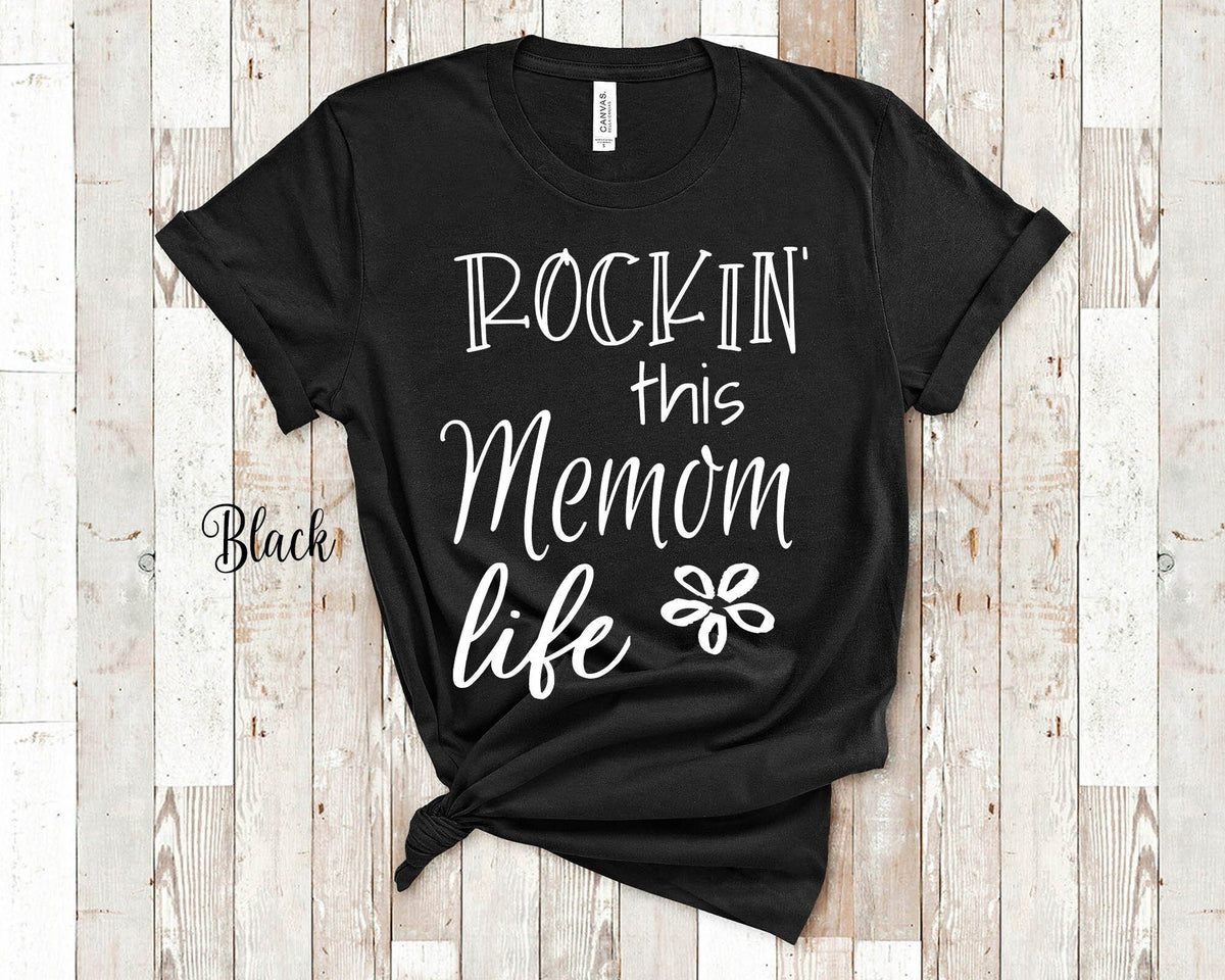 Rockin This Memom Life Grandma Tshirt Special Grandmother Gift Idea for Mother39s Day Birthday Christmas or Pregnancy Reveal Announcement Graphic Tee – Bold Style · Great Gift For Fans