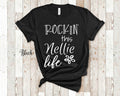 Rockin39 This Nellie Life Grandma Tshirt Special Grandmother Gift Idea for Mother39s Day Birthday Christmas or Pregnancy Reveal Announcement Graphic Tee – Fan Favorite · Must-Have Style