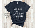 Rockin This Dee Dee Life Grandma Tshirt Special Grandmother Gift Idea for Mother39s Day Birthday Christmas or Pregnancy Reveal Announcement Graphic Tee – Warm & Stylish · High-Quality Print