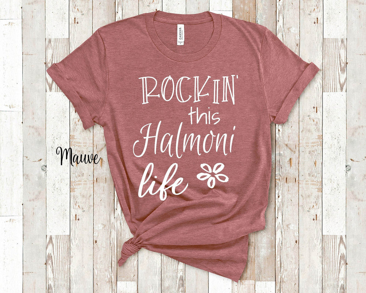Rockin This Halmoni Life Grandma Tshirt Korean Grandmother Gift Idea for Mother39s Day Birthday Christmas or Pregnancy Reveal Announcement Graphic Tee – Cozy Vibes · Trending Graphic Apparel
