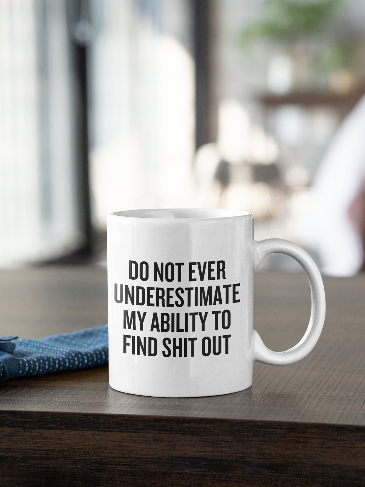 Detective Coffee Mug Private Detective Gift Private Investigator Present Ability To Find Shit Out Graphic Tee – Feel-Good Design · Great Gift For Fans