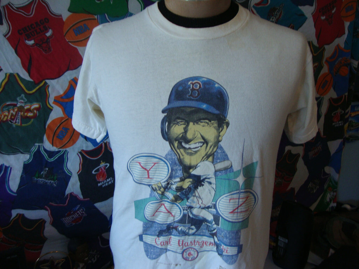 Vintage 9039s Boston Red Sox Yaz Carl Yastrzemski Caricature T Shirt M Graphic Tee – Feel-Good Design · Great Gift For Fans