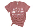 I Woke Up Like This Married Shirt Honeymoon TShirt For Couples Cute Honeymoon Shirt Couple Tshirts Mr and Mrs Shirts Honeymoon Tshirt Graphic Tee – Bold Style · Trending Graphic Apparel