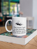 Funny Scuba Diver Gift Diving Coffee Mug Closer To Bottom Farther Away From Idiots Diver Present Idea Graphic Tee – Everyday Comfort · Great Gift For Fans