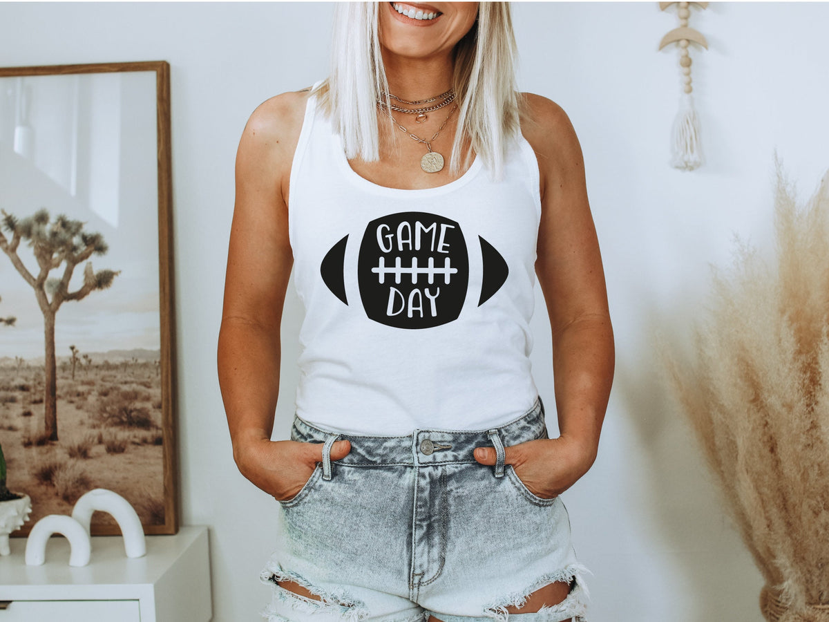 Game Day Tank Game Day Tank Women Football Mom Tank Football Tanks For Women Football Season Tank Tank Top – Easygoing Wear · Great Gift For Fans