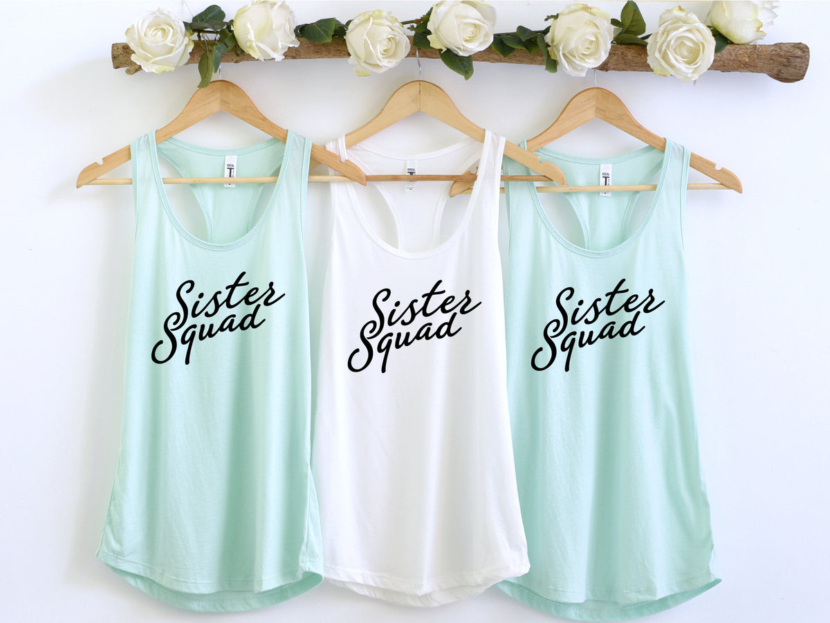 Sister Squad Tank Gift For Sister Matching Sisters Sister Birthday Gift Sister Tank Sister Squad Tank Best Friend Tanks Tank Top – Aesthetic Look · Must-Have Style