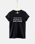 I Keep All My Dad Jokes In A DadABase Shirt Dadabase TShirt Funny Dad TShirt Gift for Dad Fathers Day Shirt Funny Dad Shirt Graphic Tee – Cozy Vibes · Perfect For Daily Wear