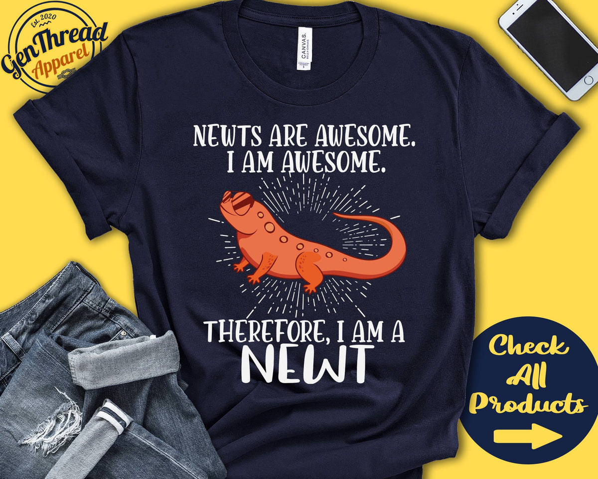 Newt Shirt Newt Lover Gift Zoo Zoologist Herpetology Herpetologist Funny Cool Awesome Animal Tank Hoodie A3017 Hoodie – Fan Favorite · High-Quality Print