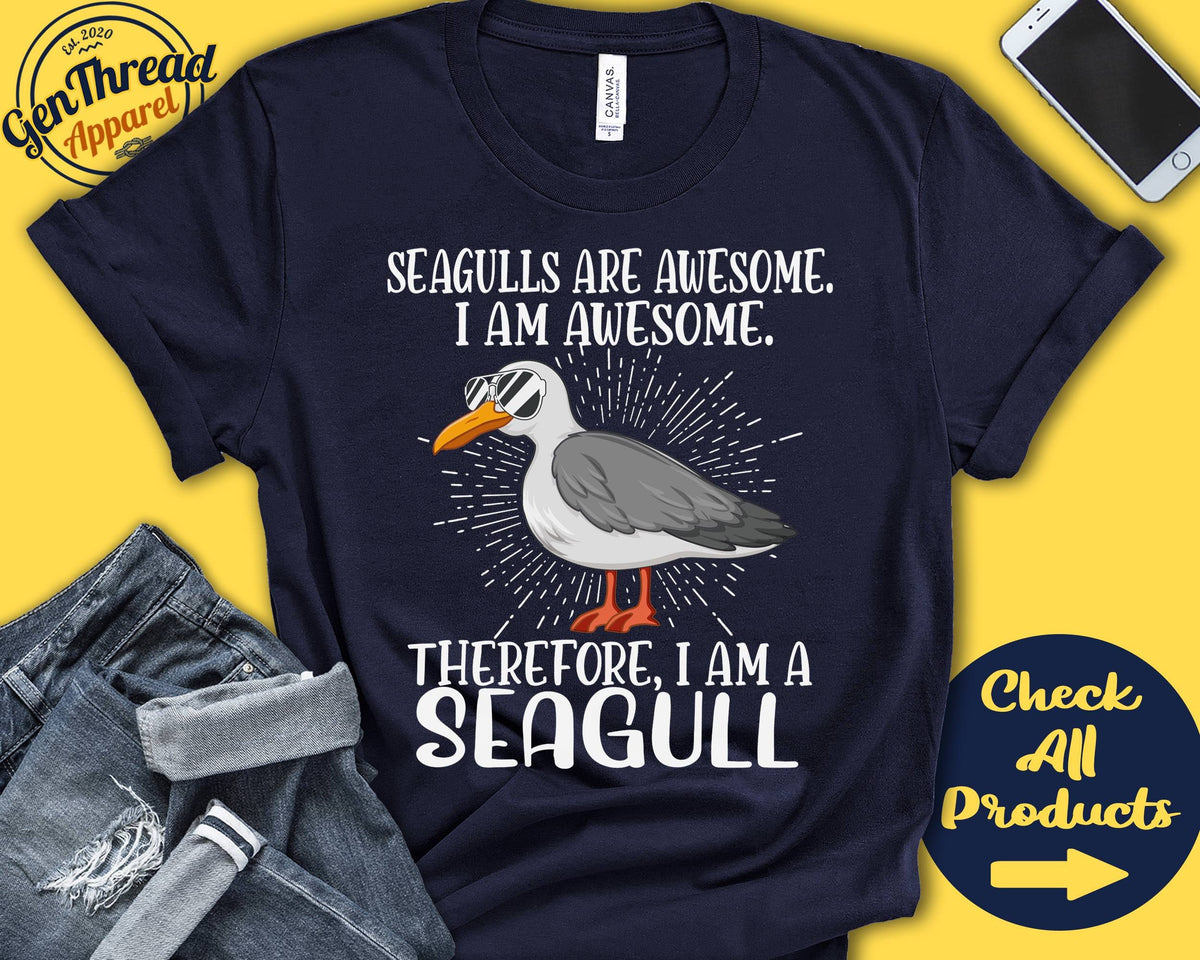 Seagull Shirt Seagull Lover Gift Zoo Zoologist Ornithology Ornithologist Funny Cool Awesome Animal Tank Hoodie A3066 Hoodie – Warm & Stylish · Great Gift For Fans