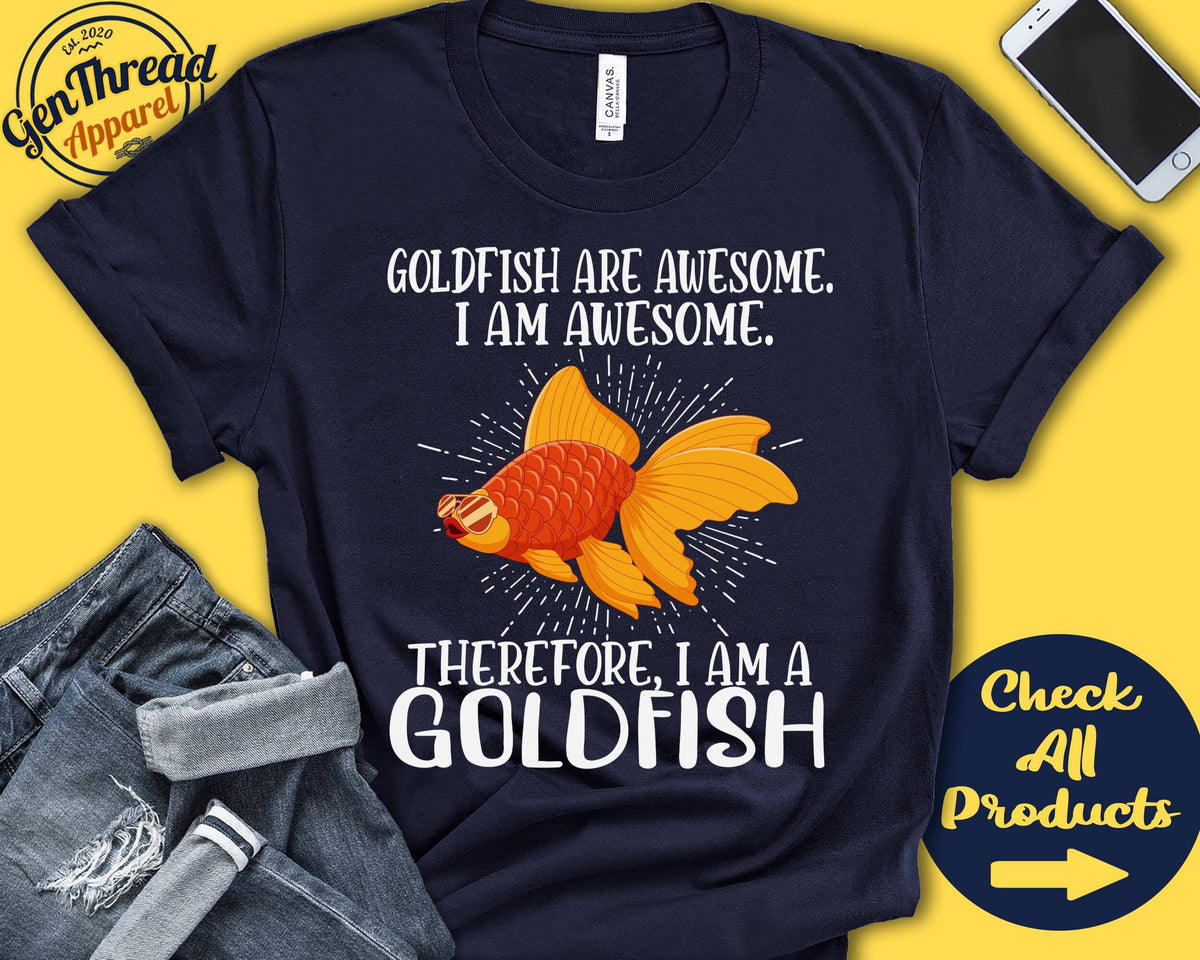 Goldfish Shirt Goldfish Lover Gift Zoo Zoologist Ichthyology Ichthyologist Funny Cool Awesome Animal Tank Hoodie A3103 Hoodie – Easygoing Wear · Must-Have Style