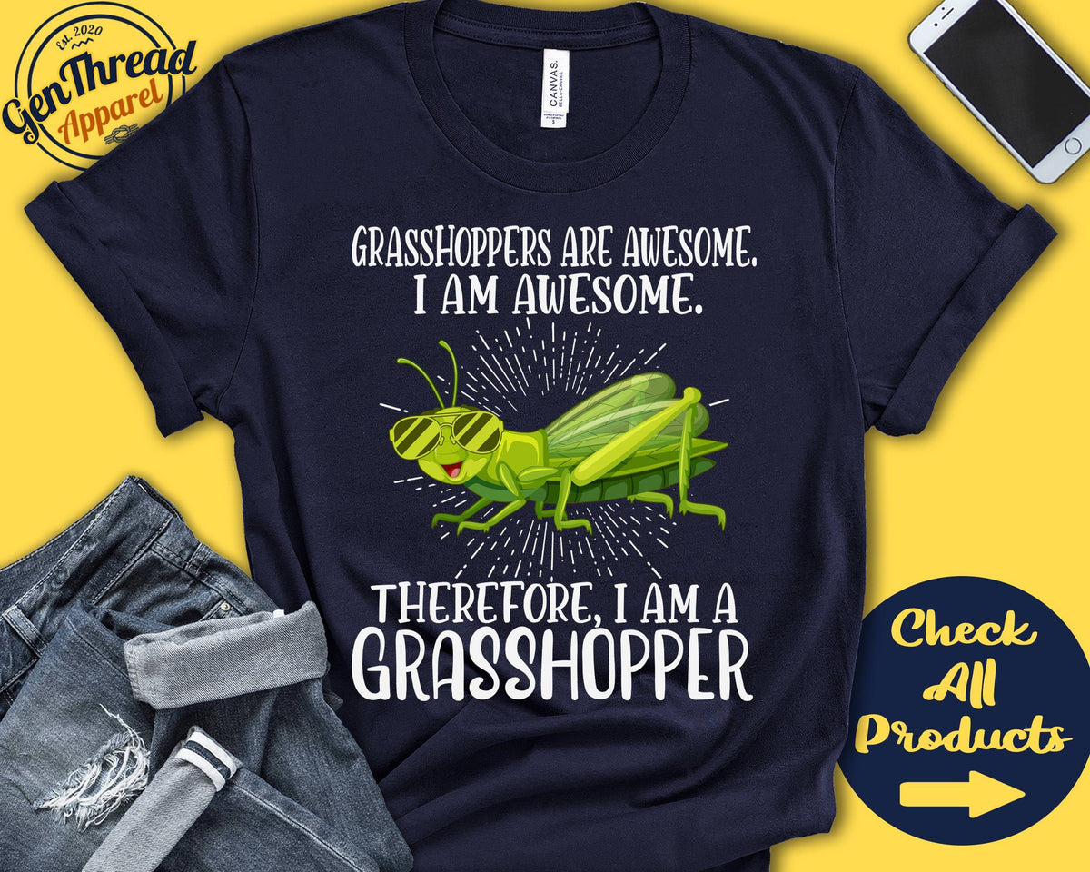 Grasshopper Shirt Grasshopper Lover Gift Zoo Zoologist Entomology Entomologist Funny Cool Awesome Animal Tank Hoodie A3126 Hoodie – Bold Style · High-Quality Print