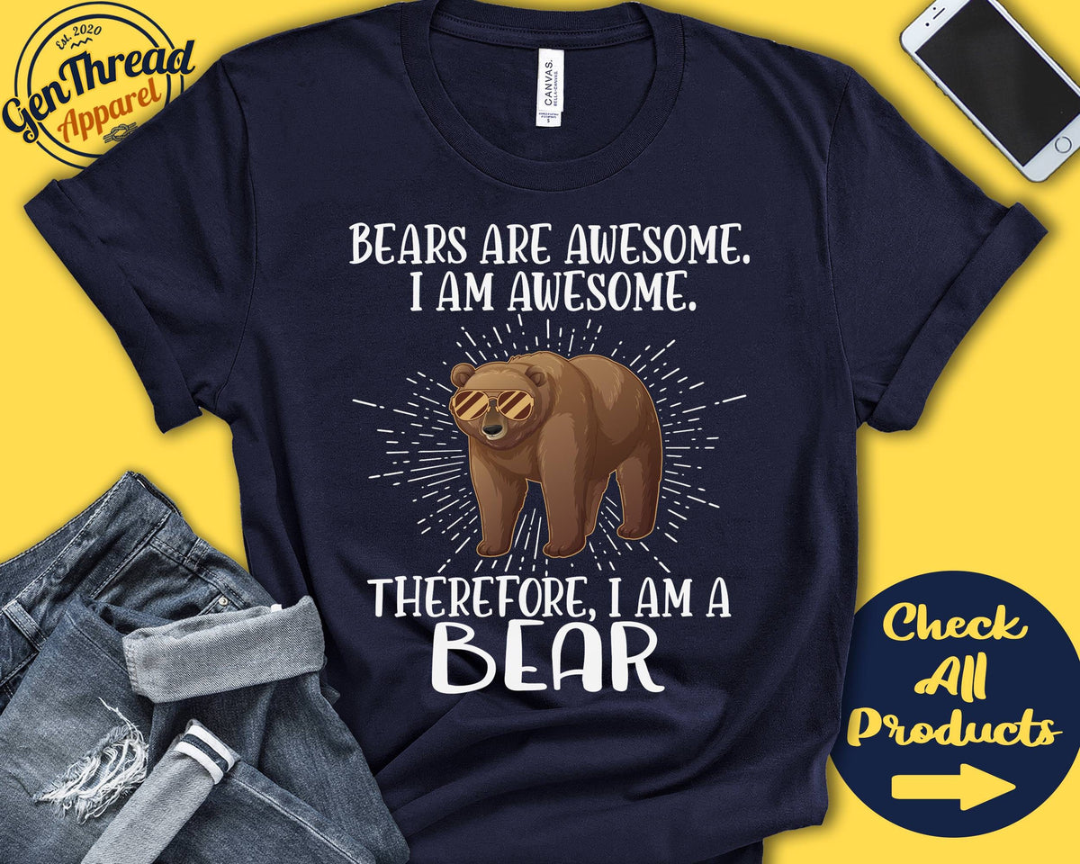 Brown Bear Shirt Brown Bear Lover Gift Zoo Zoologist Zoology Mammalogist Funny Cool Awesome Animal Tank Hoodie A3149 Hoodie – Premium Graphic · Great Gift For Fans