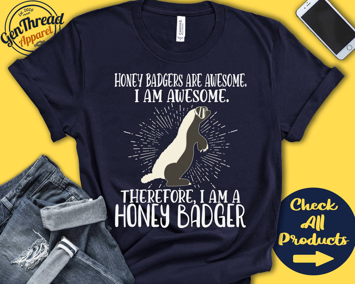 Honey Badger Shirt Honey Badger Lover Gift Zoo Zoologist Mammalogy Mammalogist Funny Cool Awesome Animal Tank Hoodie A3195 Hoodie – Warm & Stylish · Great Gift For Fans