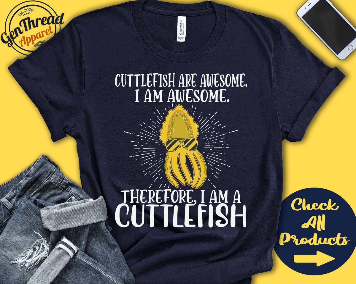 Cuttlefish Shirt Cuttlefish Lover Gift Zoo Zoologist Ichthyology Ichthyologist Funny Cool Awesome Animal Tank Hoodie A3244 Hoodie – Warm & Stylish · Great Gift For Fans