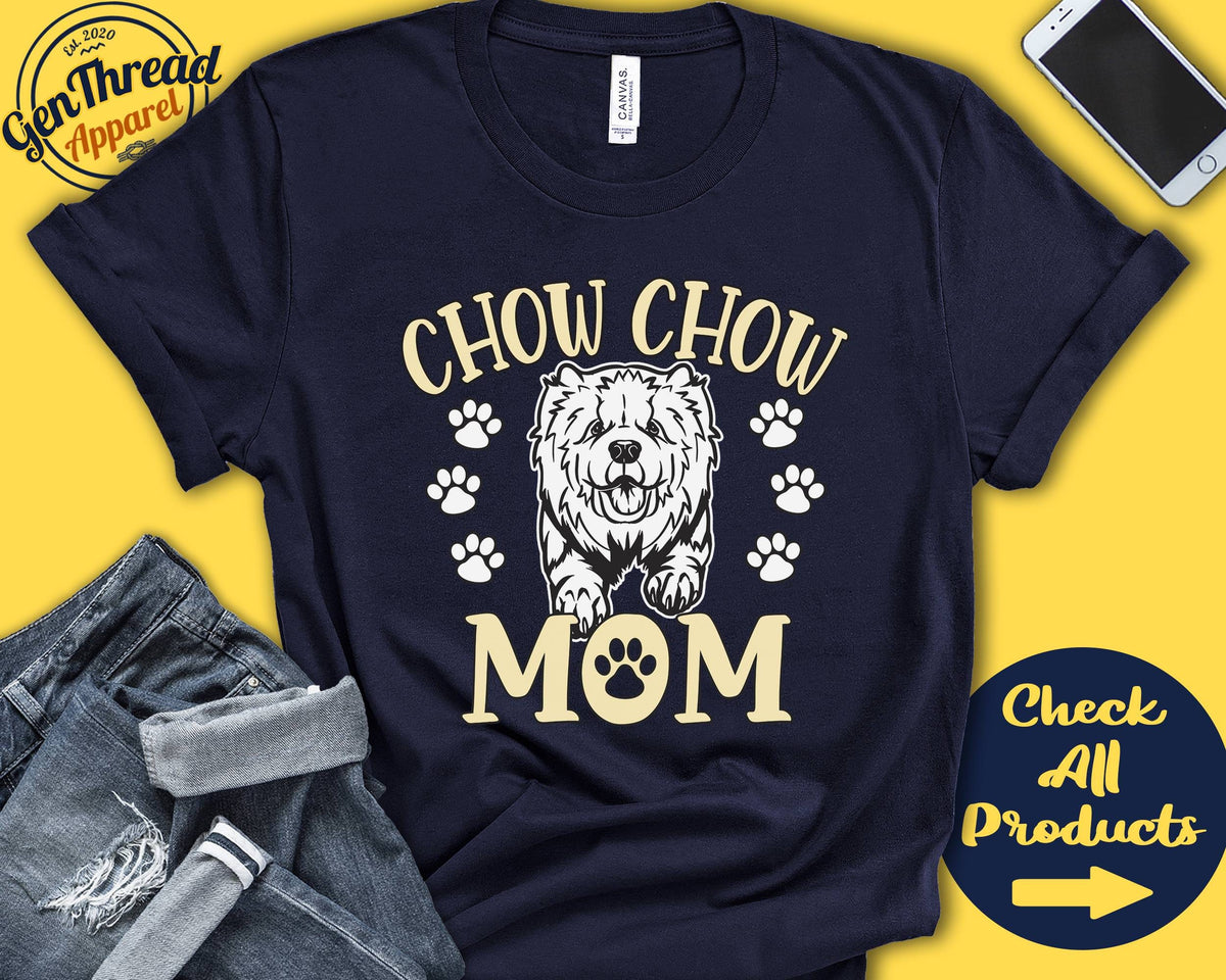 Chow Chow Mom Chow Chow Shirt Gift Mama New Dog Parent Dog Owner Lover Breed Tee Tank Hoodie A3330 Hoodie – Warm & Stylish · Great Gift For Fans