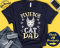 Pixiebob Cat Dad Pixiebob Cat Shirt Gift Papa Lover New Cat Parent Owner Pet Name Breed Tee Tank Hoodie A3606 Hoodie – Warm & Stylish · High-Quality Print