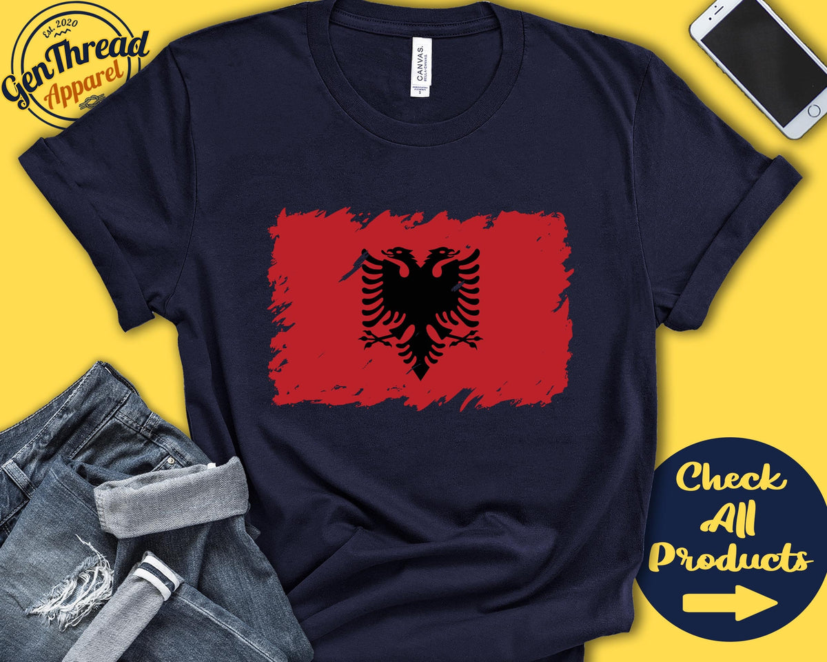 Albania Flag Shirt Gift For Albanian Gift Proud Albanian Pride Albanian Root Europe Flag Country Shirt Tank Hoodie F0001 Hoodie – Feel-Good Design · Top Pick For Any Outfit