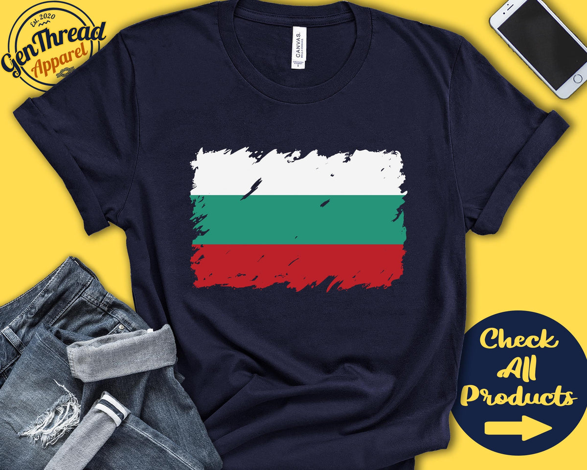 Bulgaria Flag Shirt Gift For Bulgarian Gift Proud Bulgarian Pride European Union Flag Country Shirt Tank Hoodie F0025 Hoodie – Soft Feel · Perfect For Daily Wear
