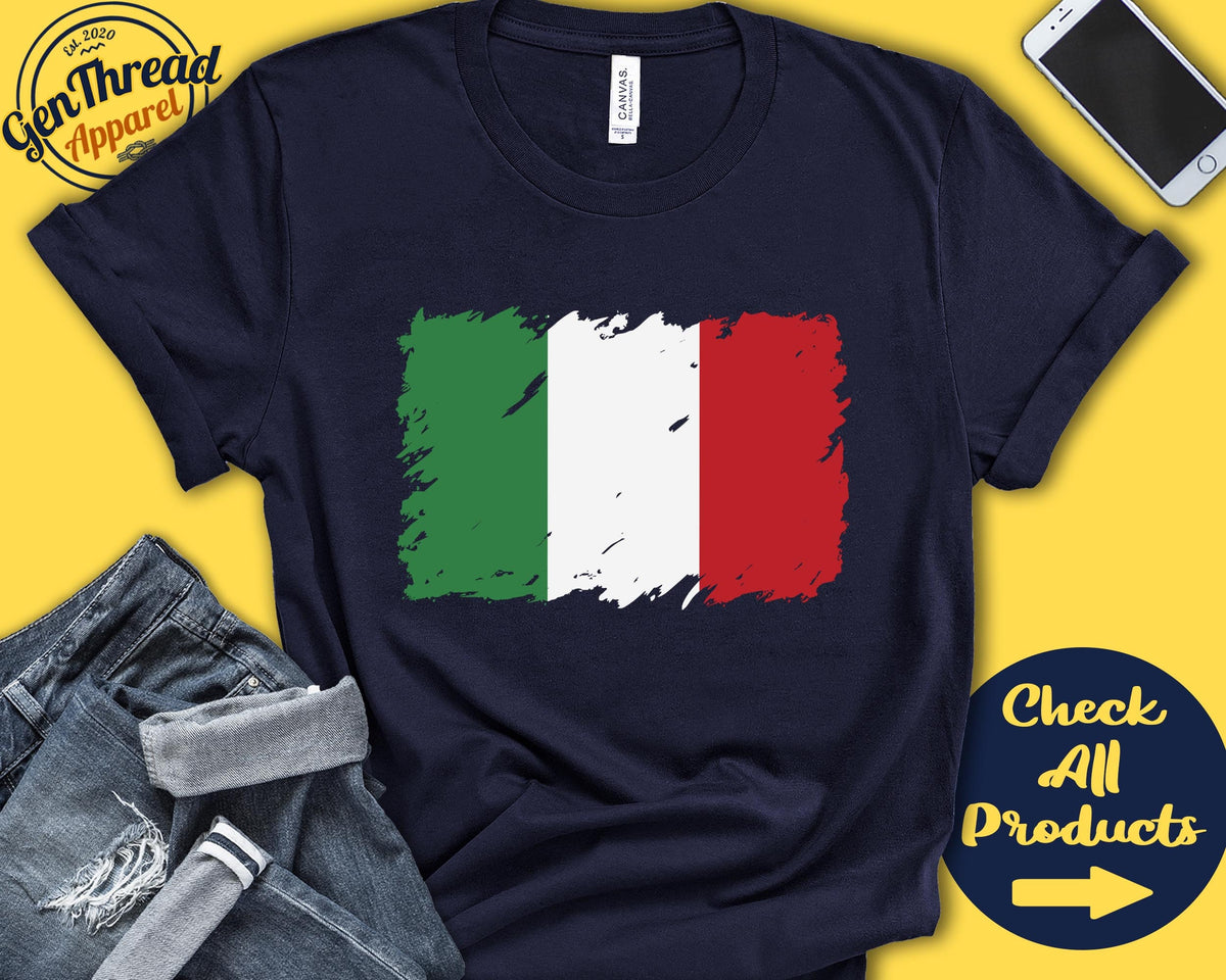 Italy Flag Shirt Gift For Italian Gift Proud Italian Pride Italian Root European Union Flag Country Shirt Tank Hoodie F0082 Hoodie – Easygoing Wear · Perfect For Daily Wear