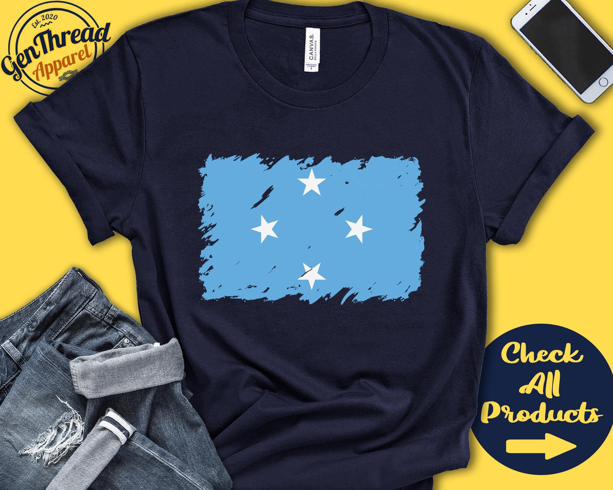 Micronesia Flag Shirt Gift For Micronesian Gift Proud Micronesian Pride Oceania Flag Country Shirt Tank Hoodie F0109 Hoodie – Cozy Vibes · Trending Graphic Apparel