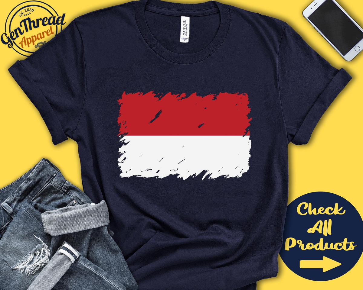 Monaco Flag Shirt Gift For Monacan Gift Proud Monacan Pride Monacan Root Europe Flag Country Shirt Tank Hoodie F0111 Hoodie – Soft Feel · Great Gift For Fans