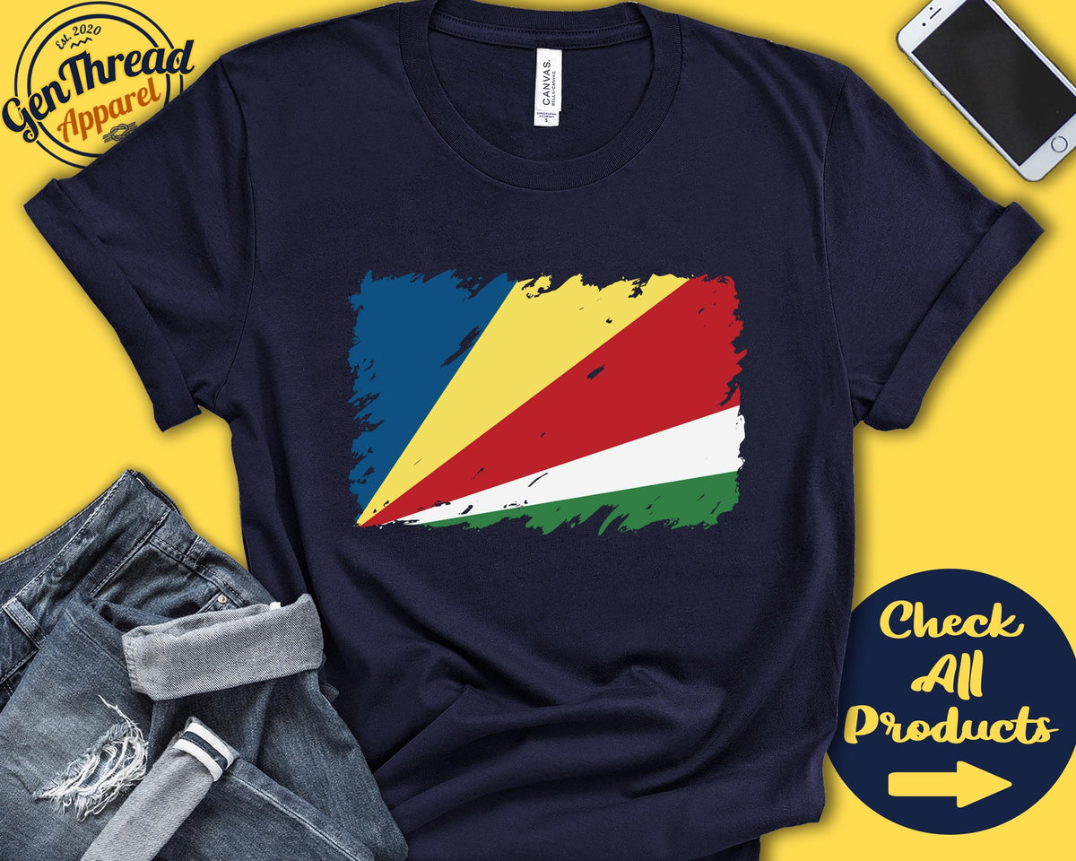 Seychelles Flag Shirt Gift For Seychellois Gift Proud Seychellois Pride Eastern Africa Flag Country Shirt Tank Hoodie F0153 Hoodie – Warm & Stylish · Top Pick For Any Outfit