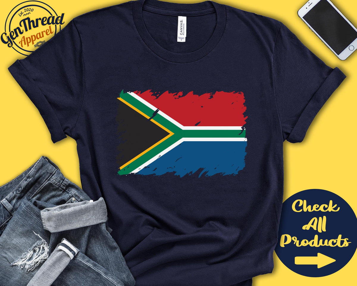 South Africa Flag Shirt For South African Gift Proud South African Pride Afrikaans Shirt Country Shirt Tank Hoodie F0159 Hoodie – Everyday Comfort · Trending Graphic Apparel