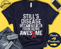 Stills Disease Shirt Stills Disease Awareness Red Ribbon Fighter Warrior Surgery Recovery Cant Stop Tank Hoodie A0892 Hoodie – Soft Feel · Trending Graphic Apparel