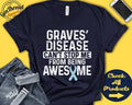 Graves Disease Shirt Graves Disease Awareness Light Blue Ribbon Fighter Warrior Surgery Recovery Cant Stop Tank Hoodie A0974 Hoodie – Fan Favorite · Must-Have Style